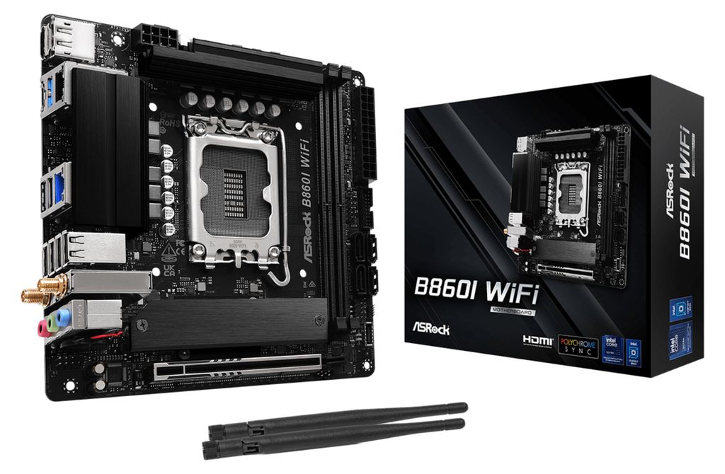ASRock B860I WiFi DDR5 Intel S1851 retail Produktbild 