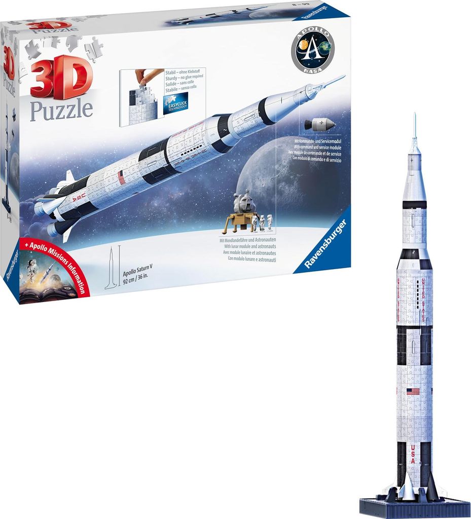 Apollo Saturn V Rakete Ravensburger 11545 Produktbild 