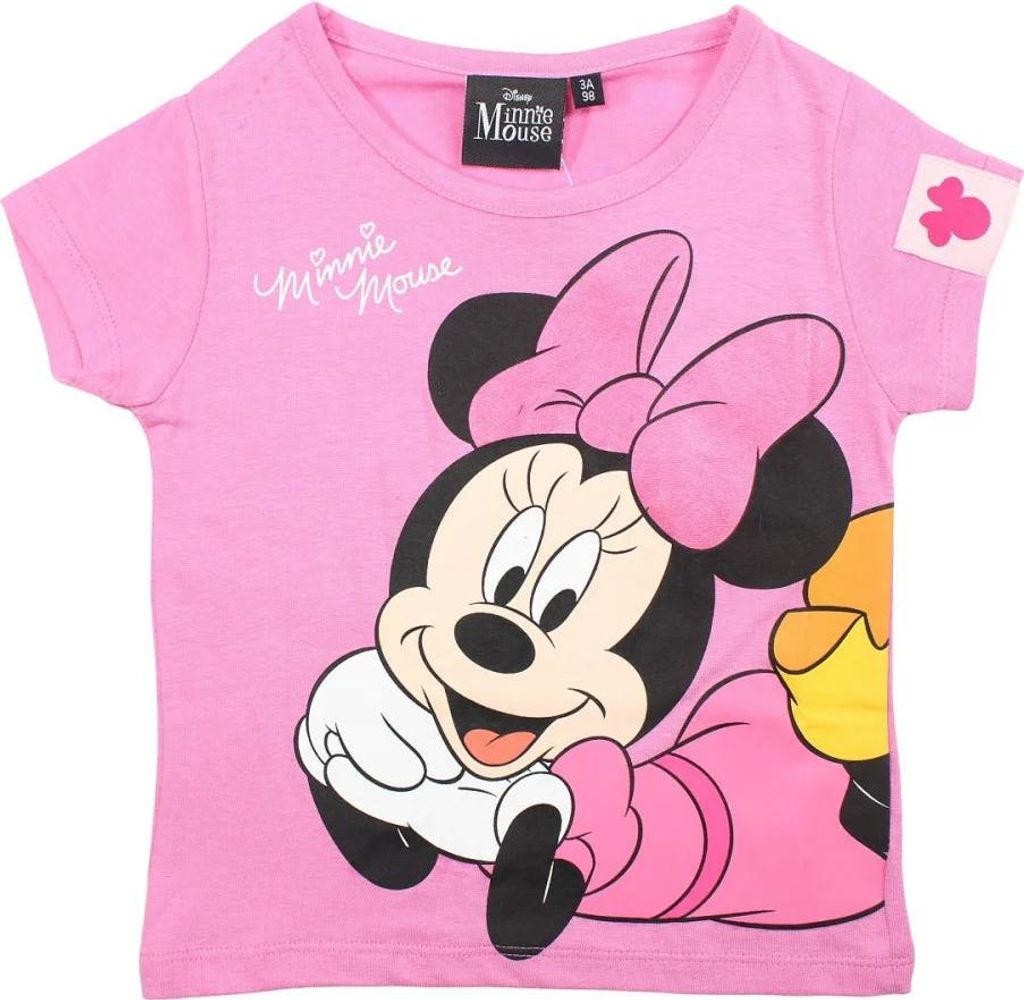Disney Minnie Maus Mädchen Kinder T-Shirt Shirt – Rosa / 116