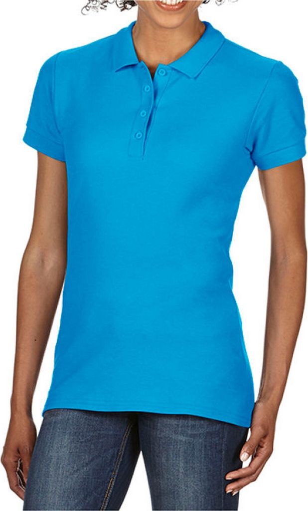 Gildan - Poloshirt für Damen PC5631 (XXL) (Saphir-Blau)