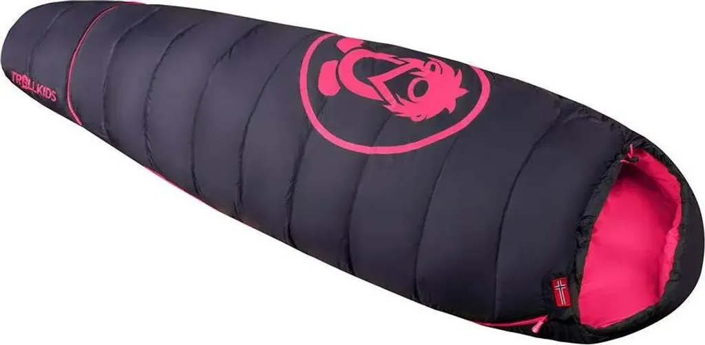 Sac de couchage rose Fjell Dreamer II Trollkids isolant et ajustable