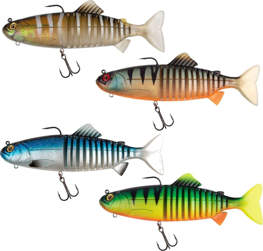 Fox Rage Jointed Replicant - Gummifisch, Gewicht:356g, Länge:32cm, Farbe:Ghost Ayu UV