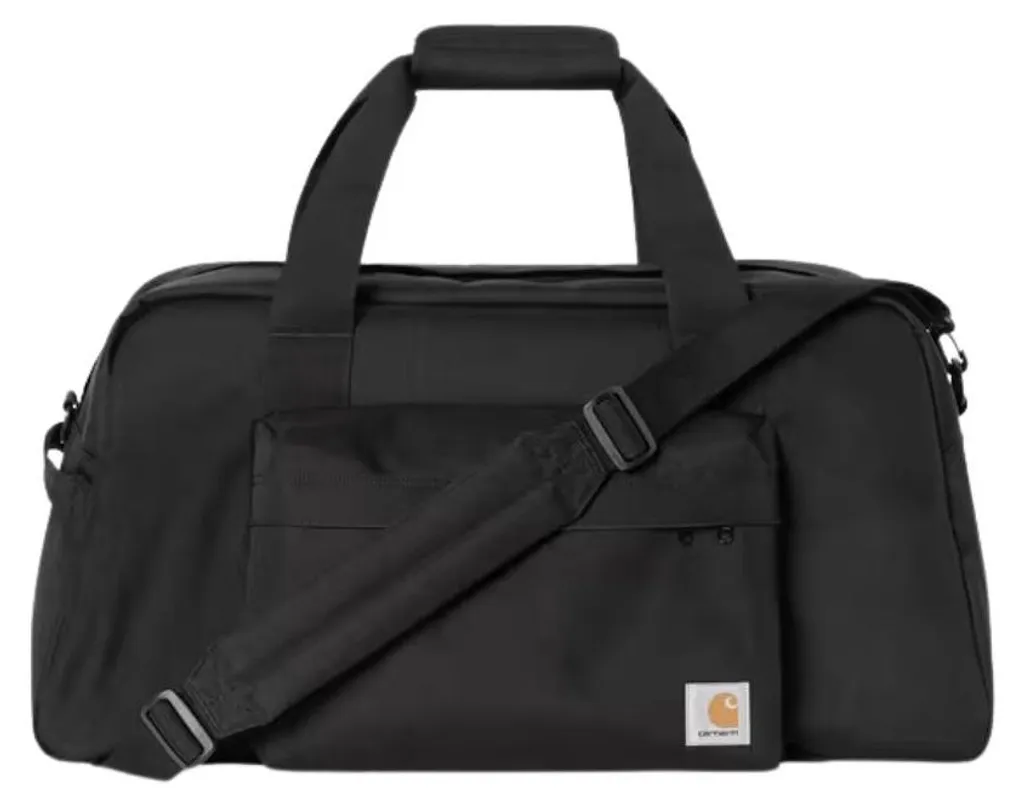 Sac de sport Carhartt noir spacieux et indéchirable pour homme