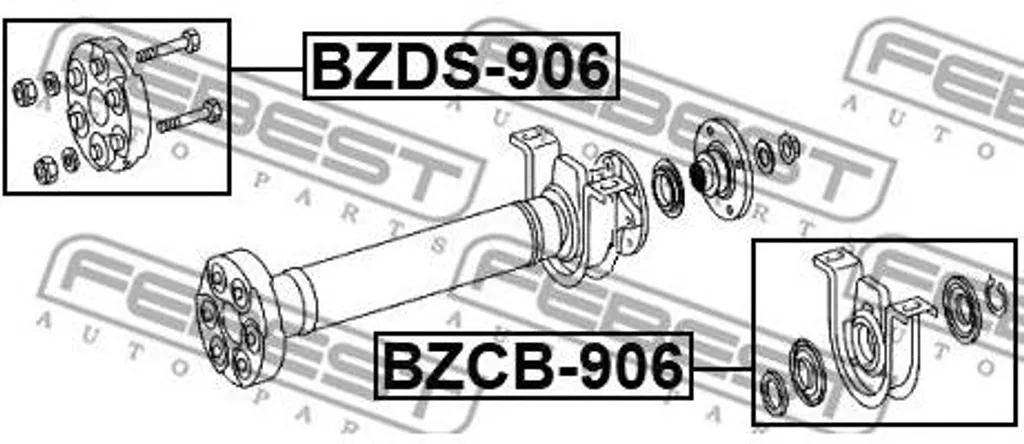 Amortisseur de transmission pour Mercedes Sprinter et Vito - OE A9064110015
