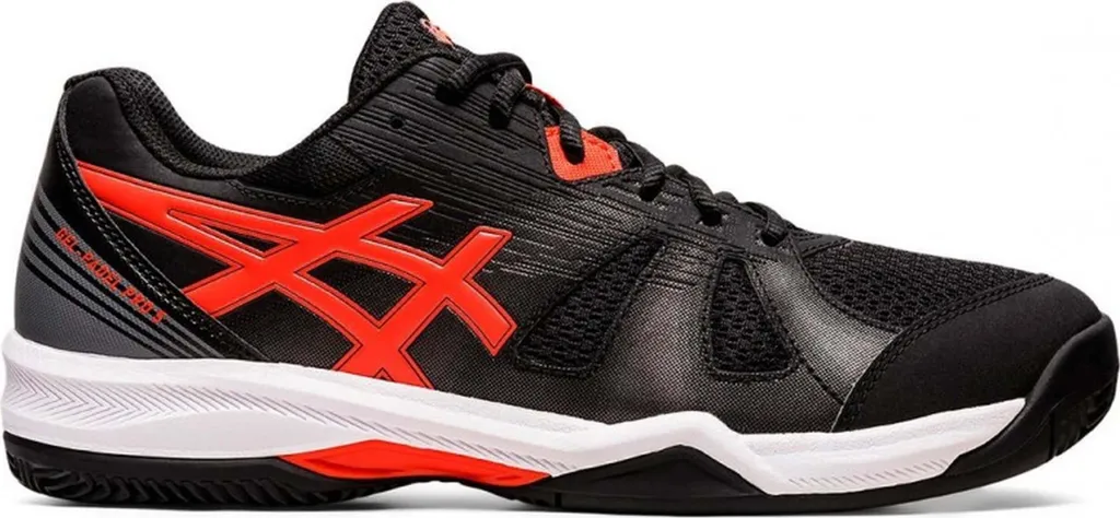Chaussures de Padel Asics Amorti Gel et Soutien Latéral Noir 11H