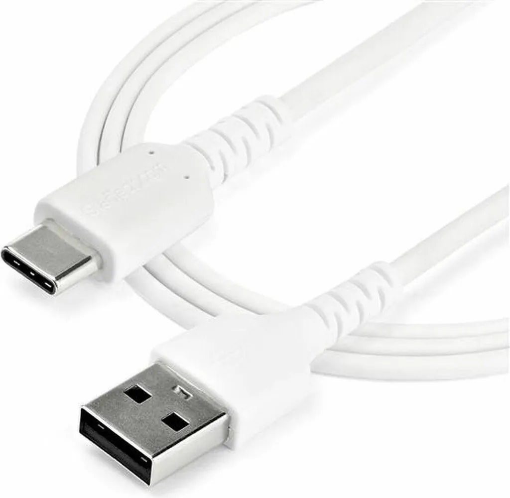 Câble USB-C Startech blanc anti-rupture pour remplacer votre cordon