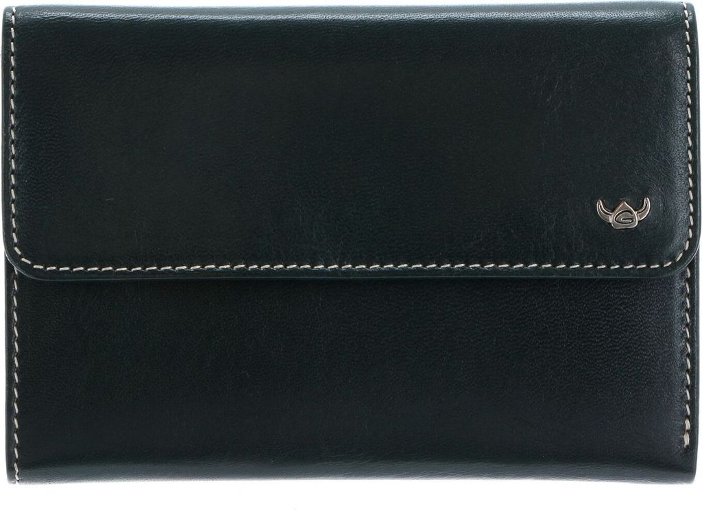 Golden Head Venezia Reißverschlussbörse Ladies purse wallet Geldbörse Damen Dunkelgrün