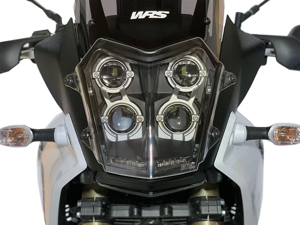 Protection Phare WRS Haute Résistance pour Tenere 700 Finition Claire