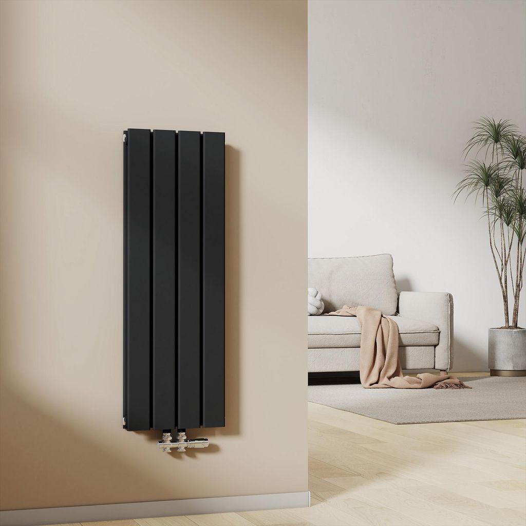 EMKE Designový radiátor Horizontální 600x300mm 233W Černá