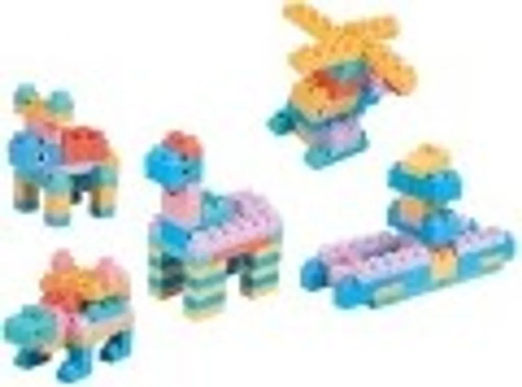 Briques de construction souples et sécurisées pour enfants - 100 pièces