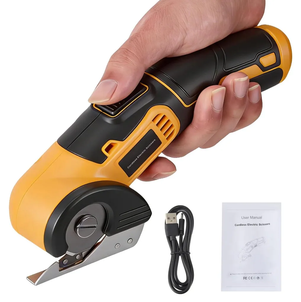 Cisaille électrique textile pour éviter la fatigue des mains 2000mAh
