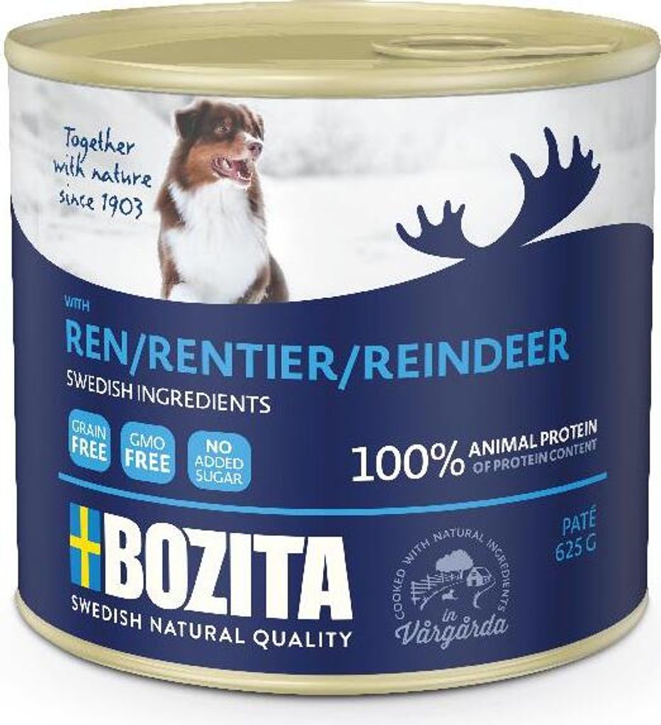Bozita RENTIER – PATÉ, Adult, jede Rasse, Hirsch, 625 g Produktbild 