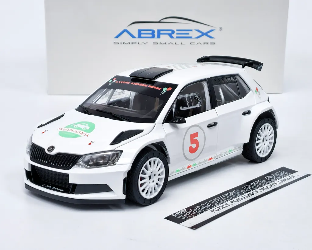 Škoda Fabia III R5 Abrex 1:18 - Édition 5ème Anniversaire du Musée