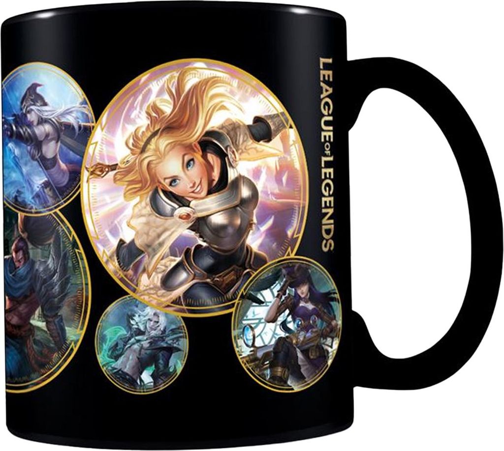 League Of Legends - Tasse mit Farbwechsel PM12339 (Einheitsgröße) (Schwarz/Bunt)