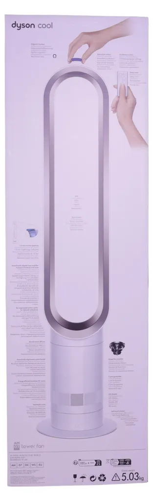 Dyson AM07 blanc argenté avec programmateur et télécommande magnétique - 9