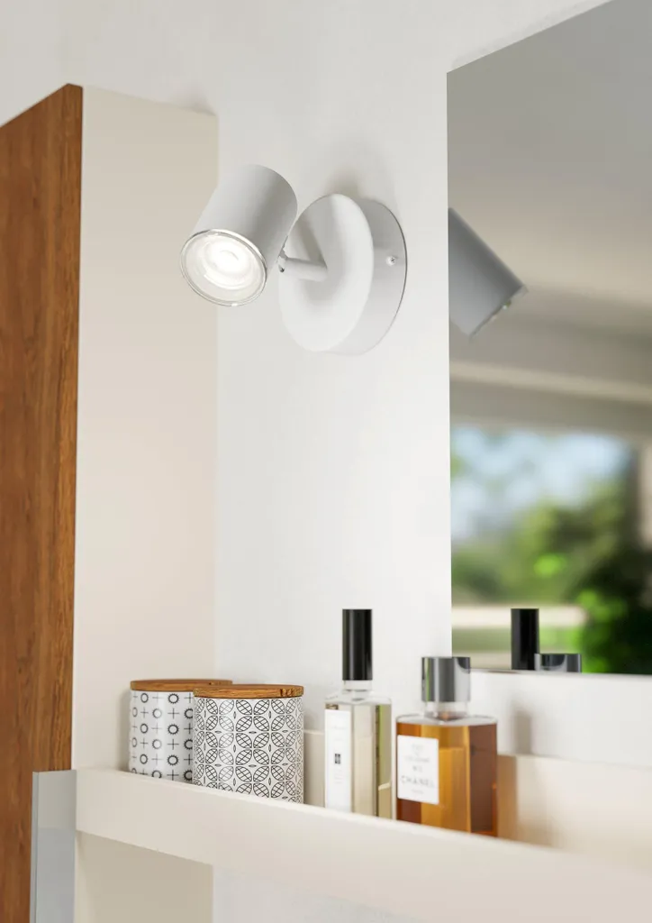 Lampe Eglo Consuma 1 Blanche - Solution Éclairage Petit Espace et Précis - 3