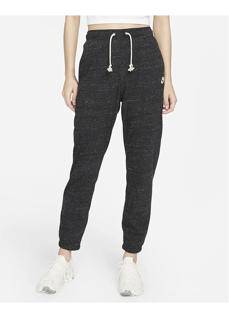 Nike W NSW GYM VNTG EASY PANT Damen Sporthose Jogginghose DM6390 010 Grösse - Bekleidung: S
