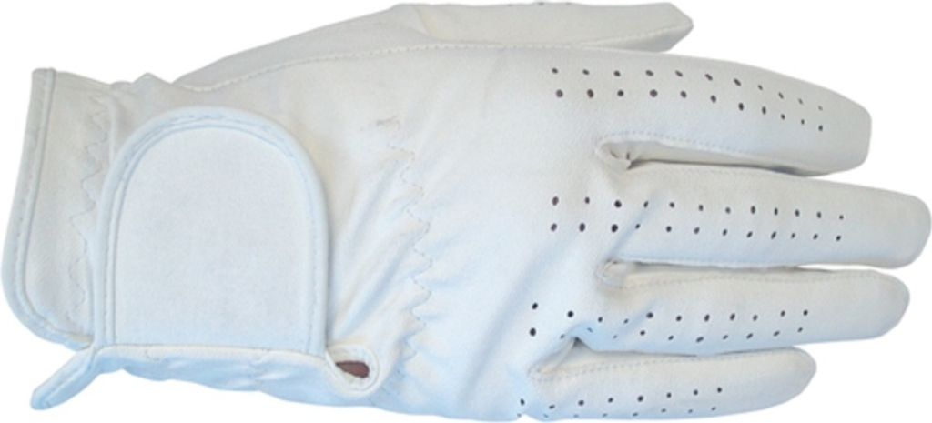 Henselite - Herren Bowls-Handschuh für Rechtshänder, Leder RD1736 (L) (Weiß)