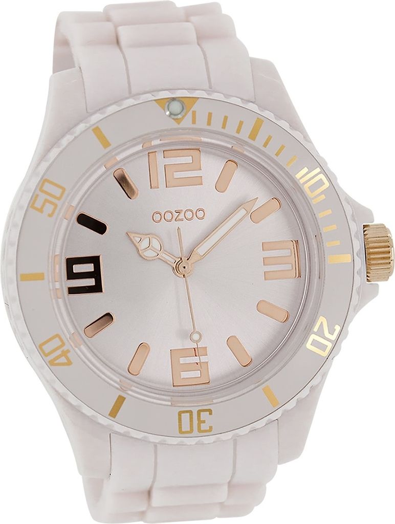 Oozoo Damen Uhr Analog Quarzuhr Armband weiß Timepieces D2UOC4344A