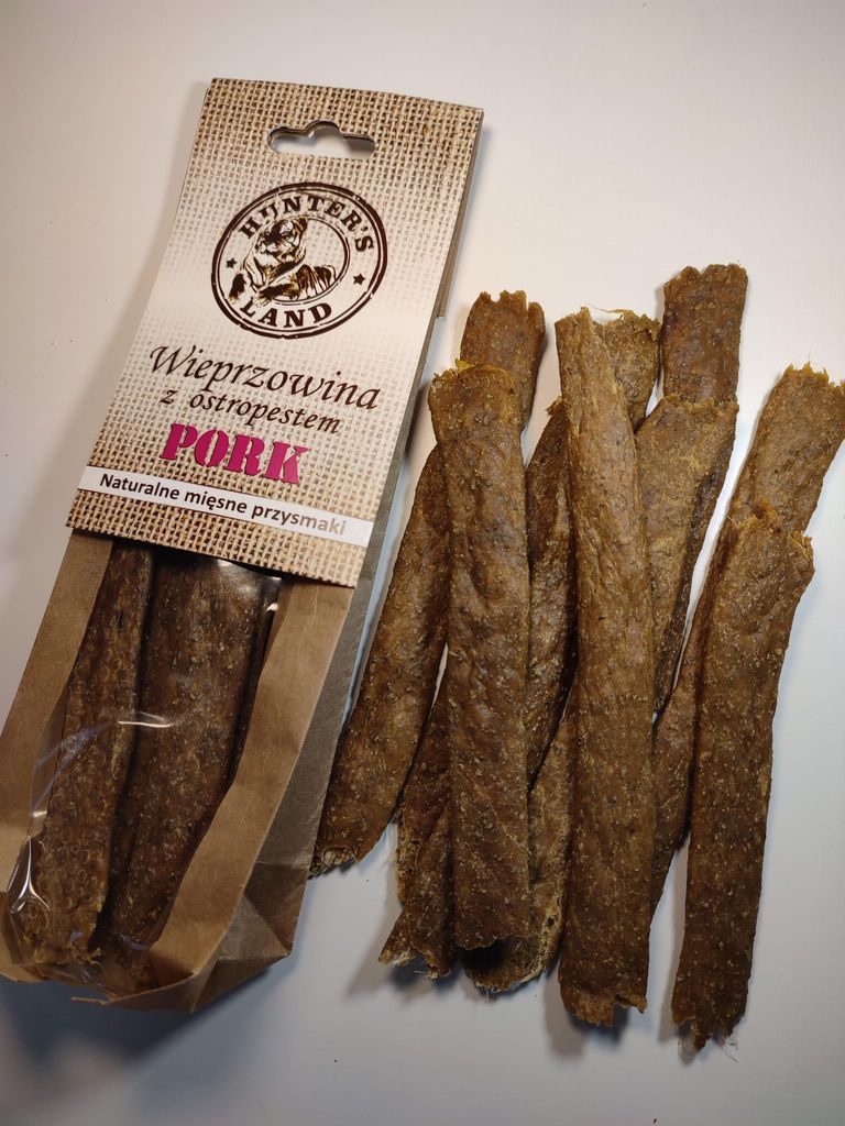 Hunter's Land Fleischsnacks Schweinefleisch mit Mariendistel 80 g
