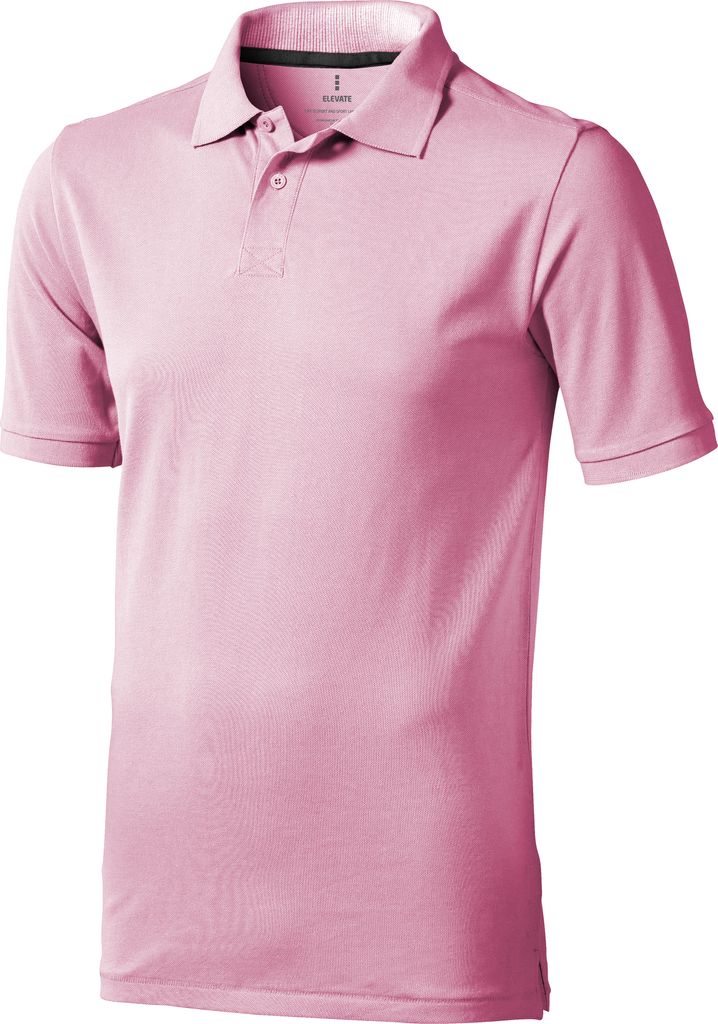 Elevate Herren Poloshirt Calgary, kurzärmlig PF1816 (S) (Helles Pink)