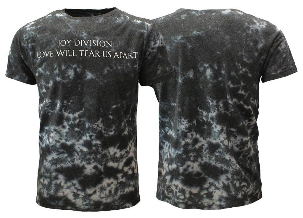 Joy Division Love Will Tear Us Apart Dip Dye T-Shirt – Offizielles Merchandise - M