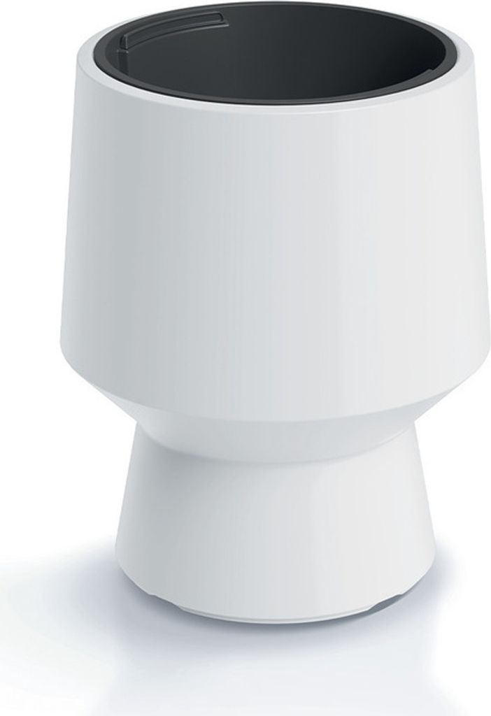 Sleek Planter with Smooth Surface and Elevated Tapered Base Produktbild 1