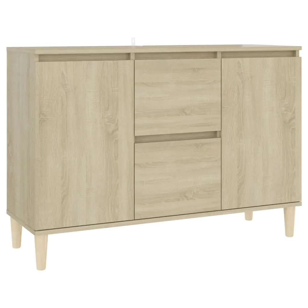 Sideboard robuste en bois composite chêne Sonoma 103,5 cm design - 3