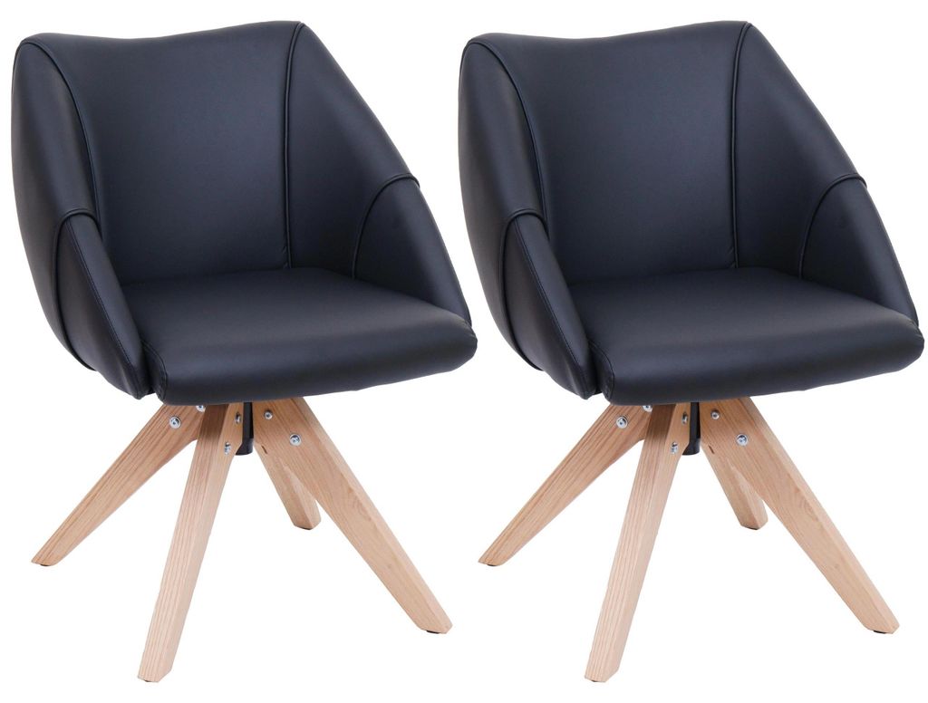 Set van 2 eetkamerstoelen, model HWC-Q52, keukenstoel, Productafbeelding 