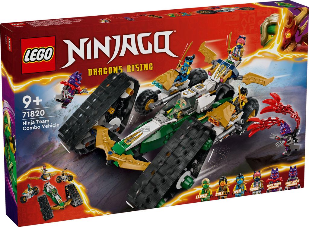 LEGO Ninjago Cingolato Del Team Ninja 71820 Immagine del prodotto 