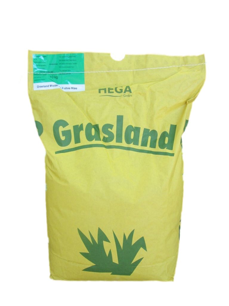 1 x 10kg HEGA Grasland Weidemischung Nr. II ohne Klee, Produktbild 