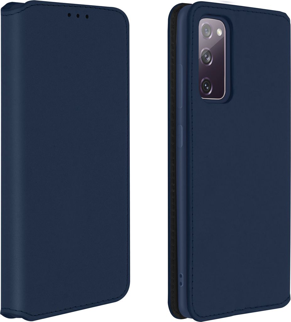 Kunstleder Cover Classic Edition Samsung Galaxy S20 FE – Blau