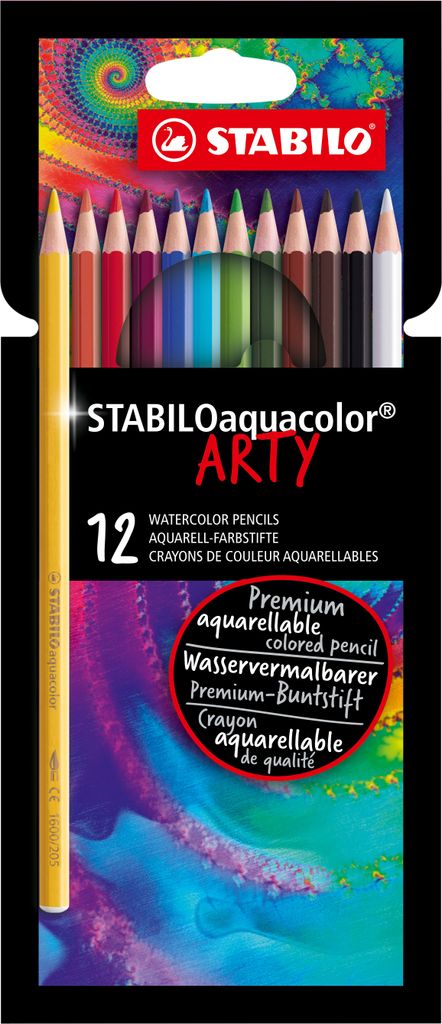 STABILO aquacolor ARTY Multicolore 12 pz Immagine del prodotto 