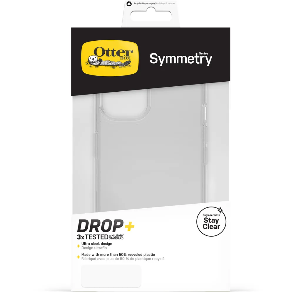 OtterBox Symmetry iPhone 13 14 Bianca - Resistenza estrema in città