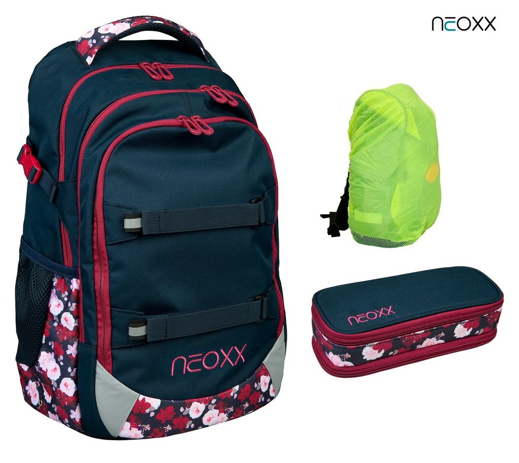 neoxx Active Schulrucksack Set mit 3tlg