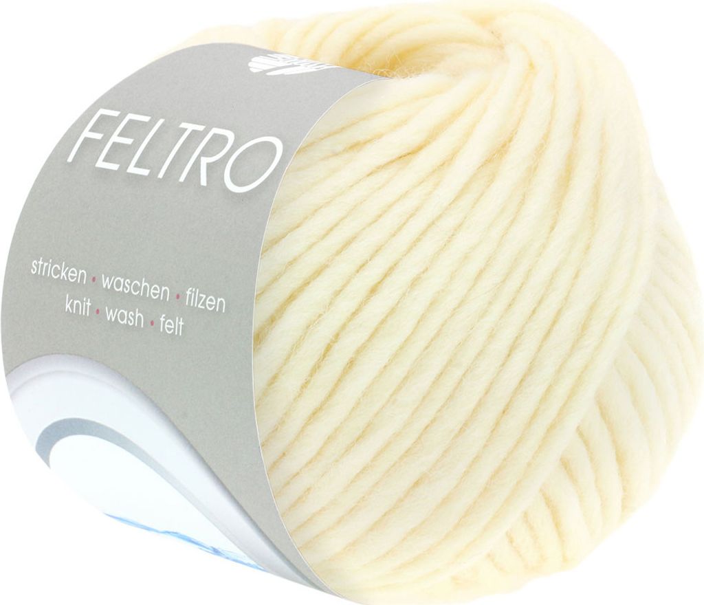 Lana Grossa FELTRO UNI 50 g moderne Filzwolle in 51 Farben Produktbild 