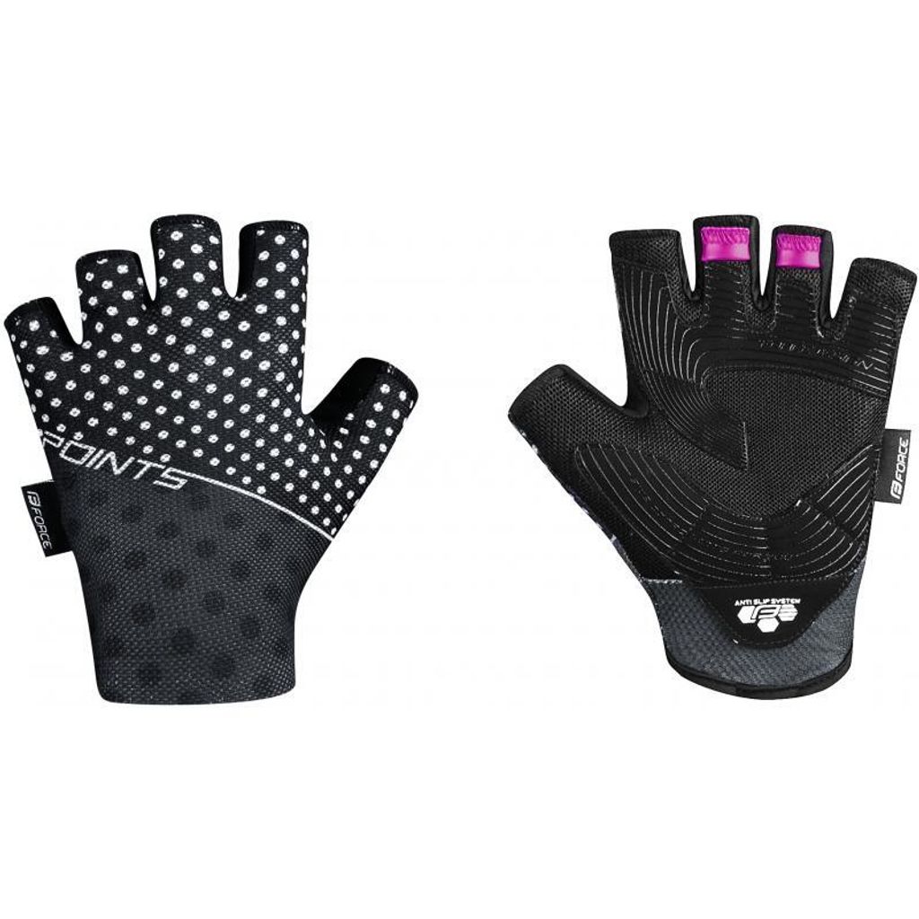 Handschuhe F POINTS LADY schwarz-grau : Größe - XL Größe: XL
