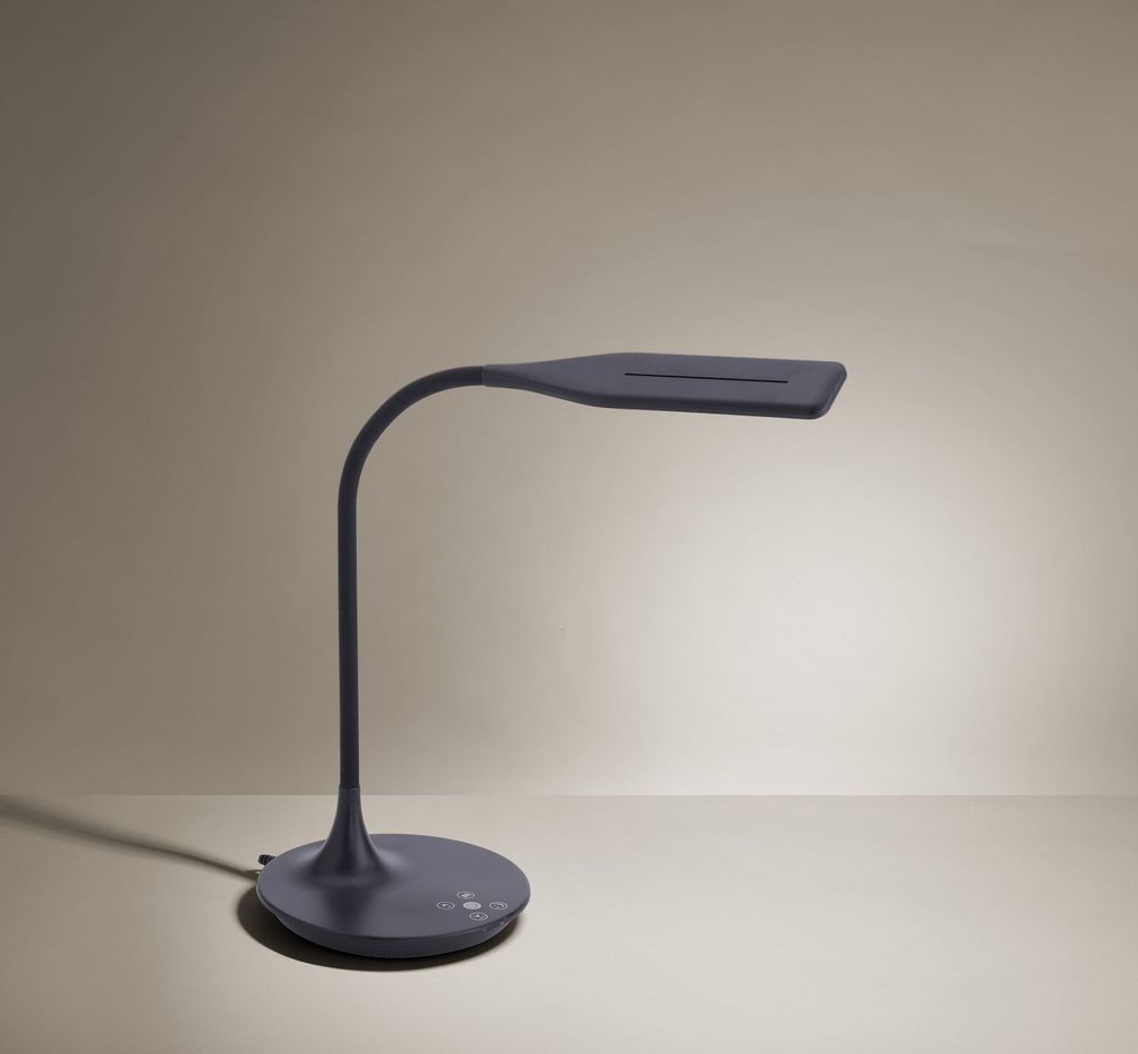 Stolní lampa LED černá, dotykový stmívač, CCT, V 67 cm Obrázek produktu 