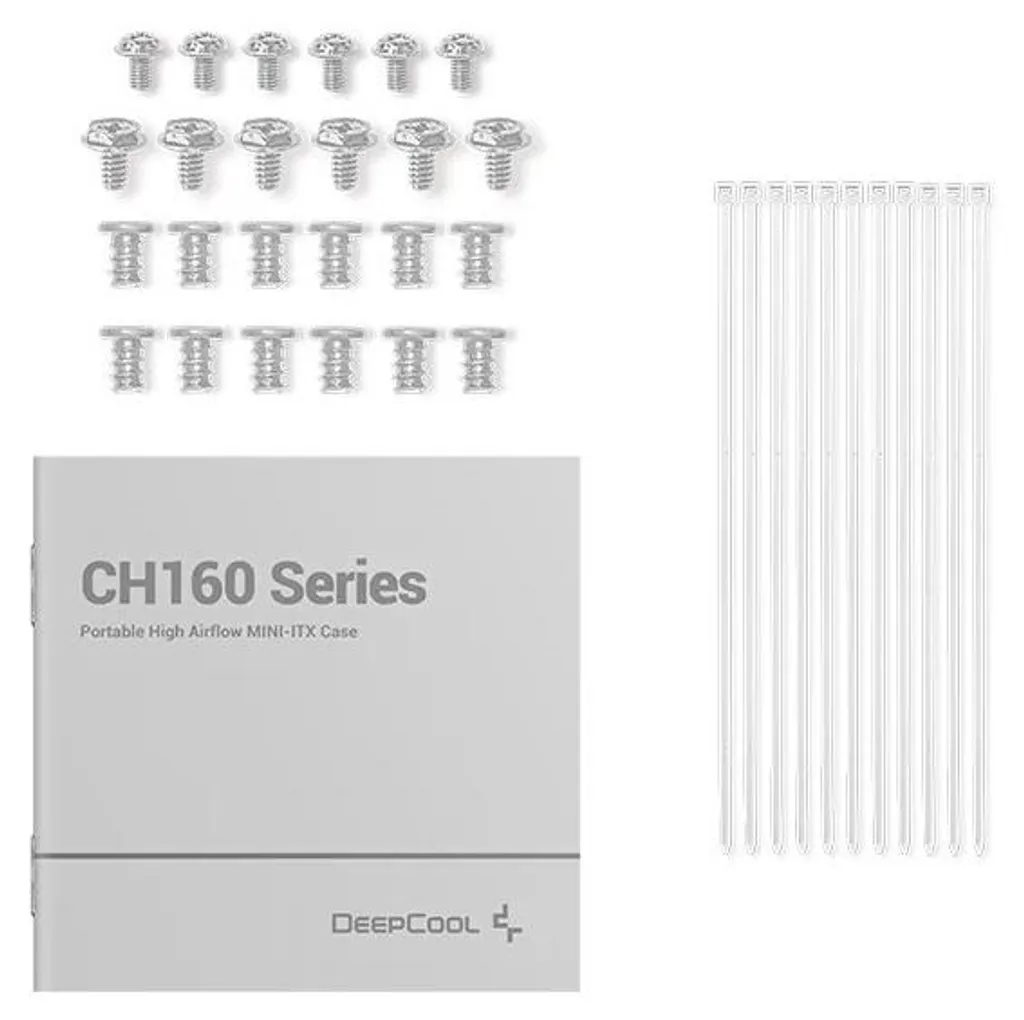 DeepCool CH160 WH Boîtier PC SFF Blanc Compact Mini-ITX Performant - 5