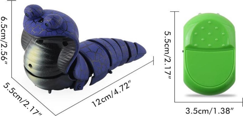 Realistische Fernbedienung Schlange Spielzeug Tricky Creepy Prank Scary Simulation Tier RC Schlange Spielzeug für Baby Kinder