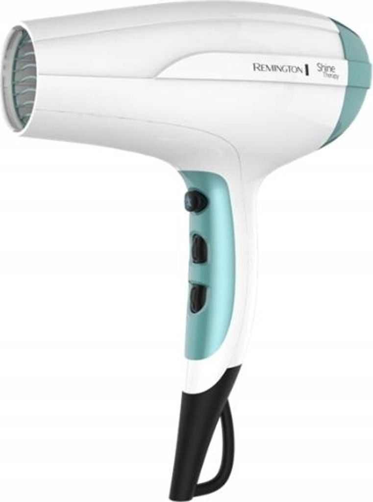 Leistungsstarker Weisser Haartrockner Mit Diffusor Remington Shine Therapy D5216