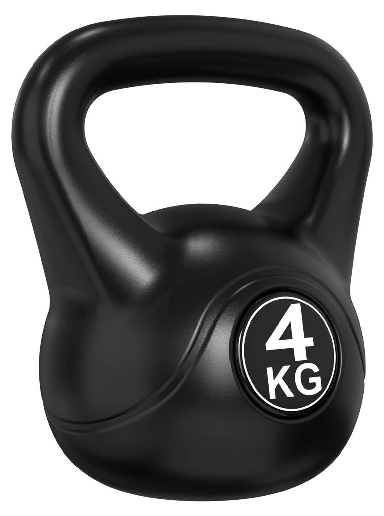 Tunturi PVC Kettlebell - Gewicht - 4kg - Incl. gratis Productafbeelding 