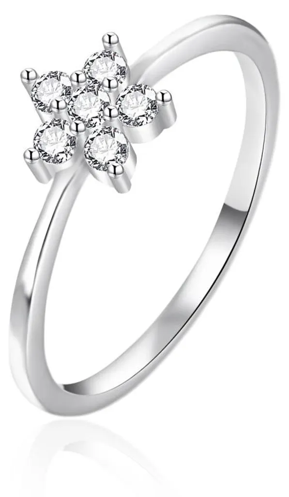 Bague argent anti-allergie zircone durable - Taille 52 confort pur