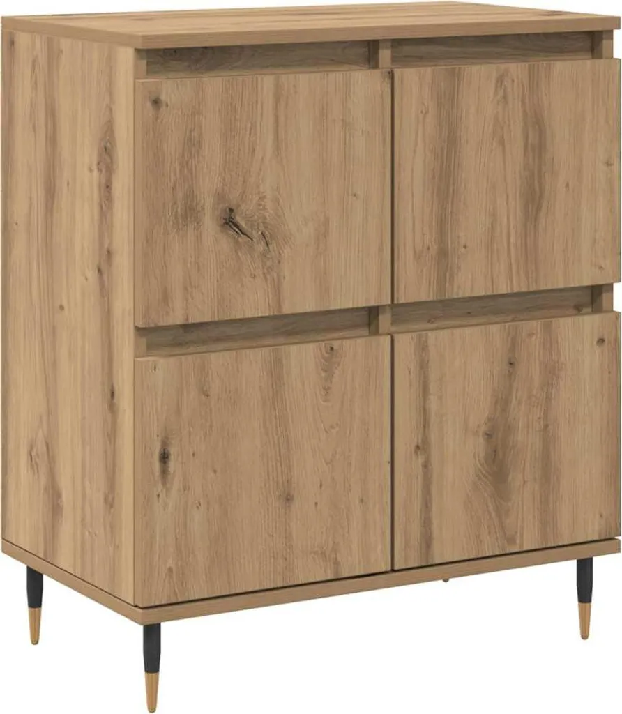 Offerta Credenza Rovere Artisan 60x35x70 | Mobile Basso Contenitore Prezzo