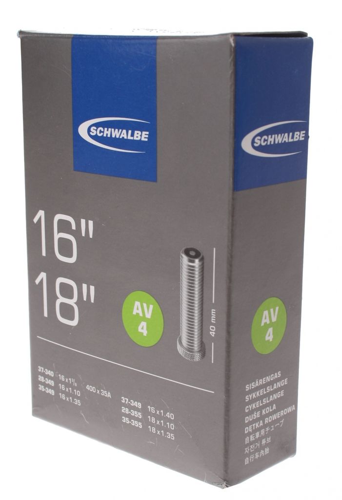 Schwalbe 16' Schlauch 'AV 4' 16x1 1/8-1 3/8' Produktbild 
