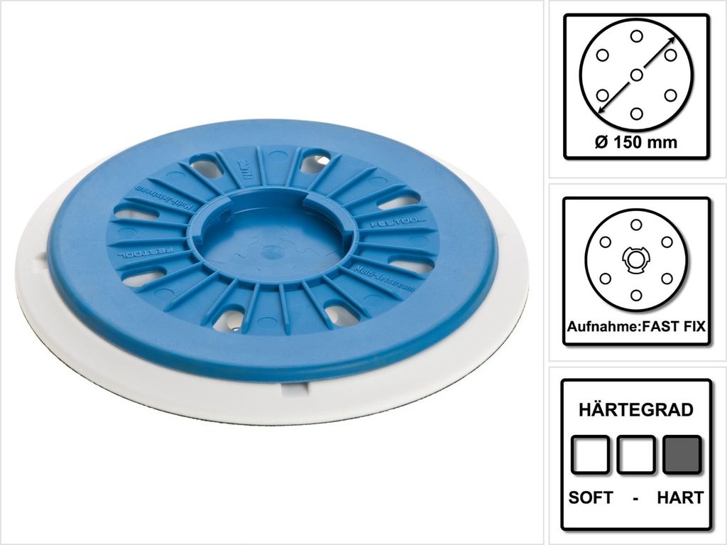 Festool FastFix Schleifteller D150/17MJ-FX-H 496149