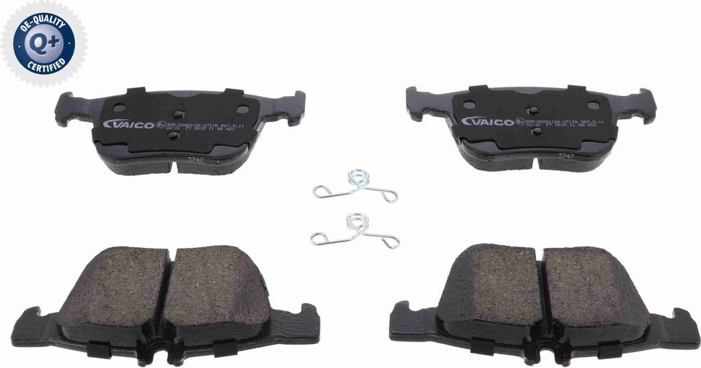 VAICO Bremsbeläge Satz Hinten Bremsklötze für VW Golf VII Schrägheck (5G1, BQ1, BE1, BE2) V10-1023