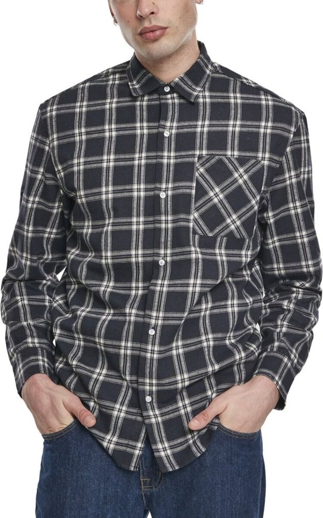 Urban Classics - Oversized Check Hemd navy - S