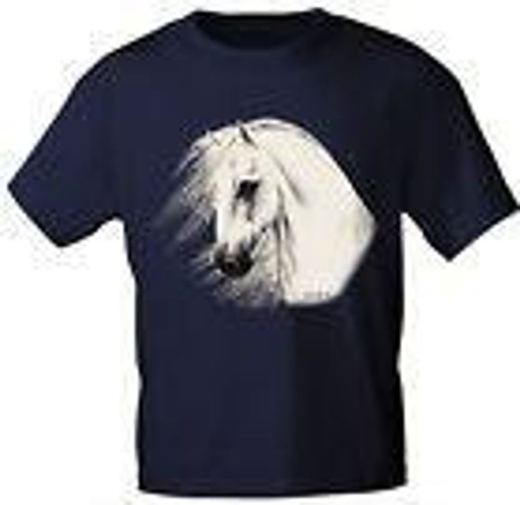 Kinder T-Shirt mit hochwertigem Pferdemotiv - Iberer - Produktbild 