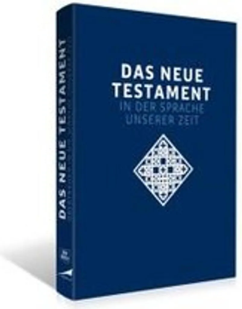 Livre Nouveau Testament en Langue Moderne avec Couverture Bleue